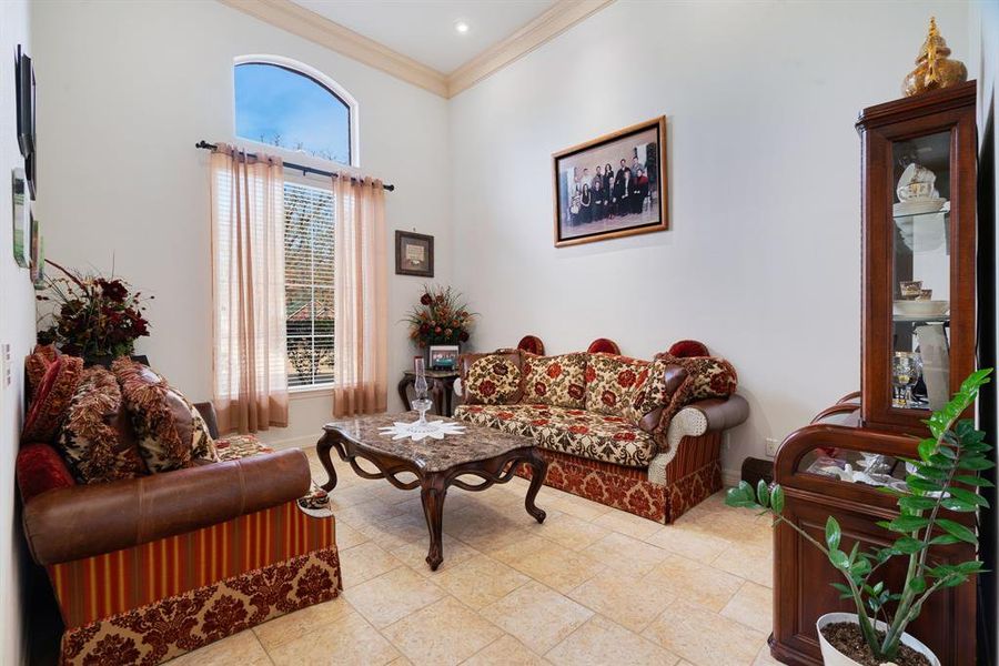 Furnished interior view inside a new home in , Powderly (Image 27).