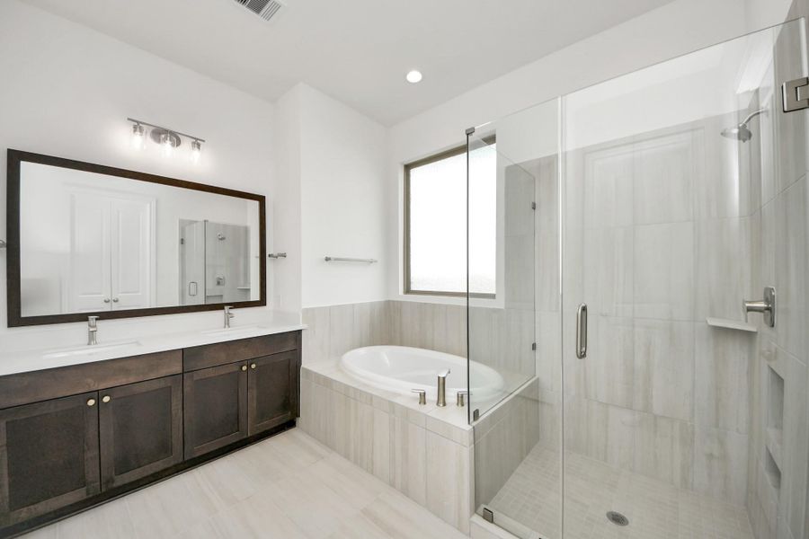 Furnished interior view inside a new home in Marvida, Cypress (Image 4).