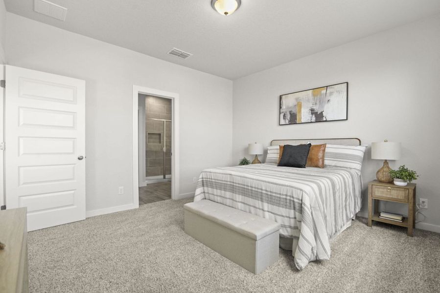 Furnished interior view inside a new home in Talley Fields, San Antonio (Image 18).