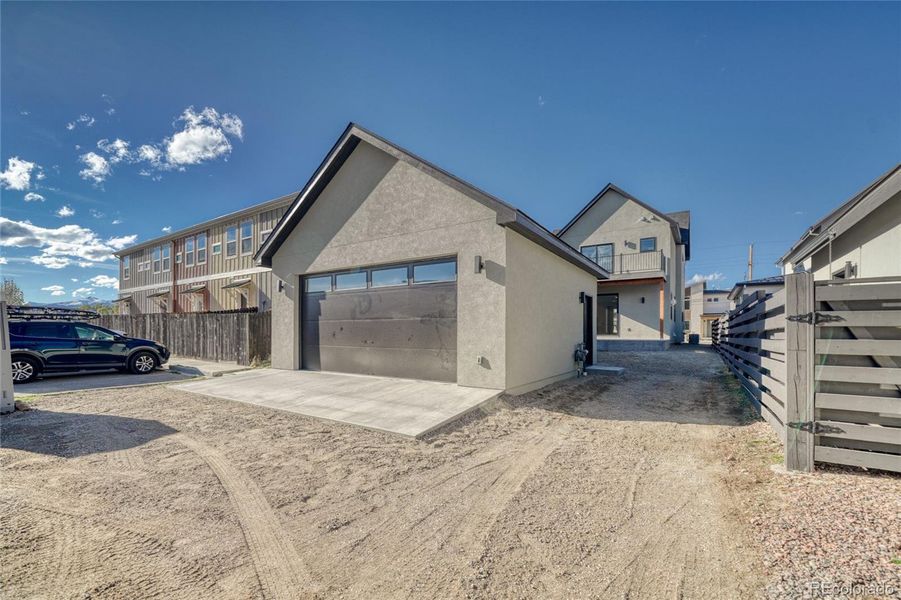 2-Car Garage is offset and set back to allow Additional Off-street Parking