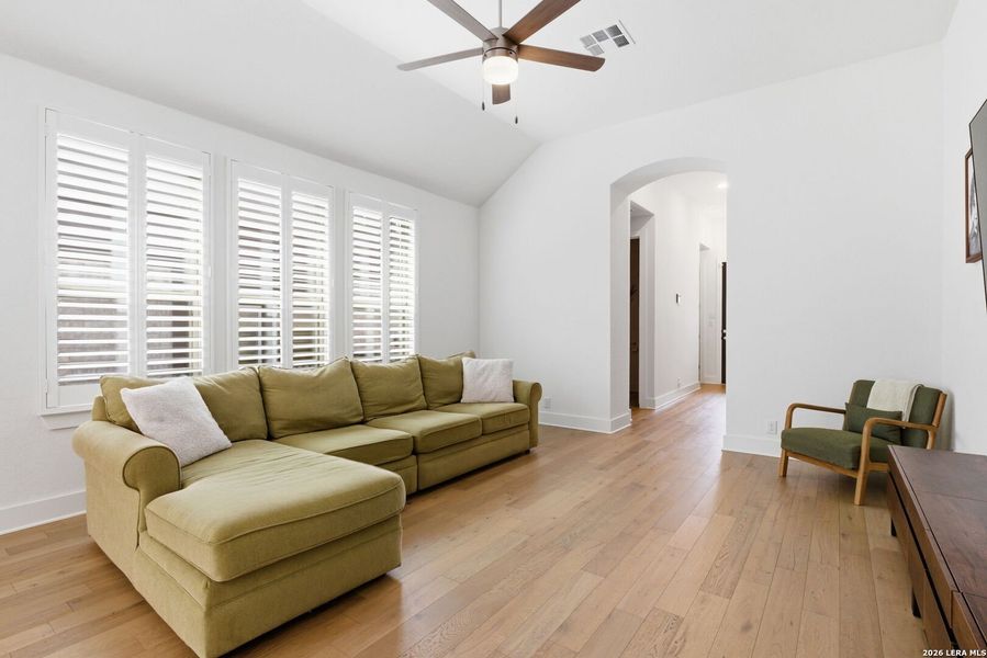 Furnished interior view inside a new home in Veramendi, New Braunfels (Image 9).