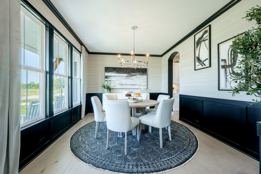 Representative furnished interior of a home built from the Leland by Fischer Homes in Leeland Farms, Fuquay Varina (Image 7).