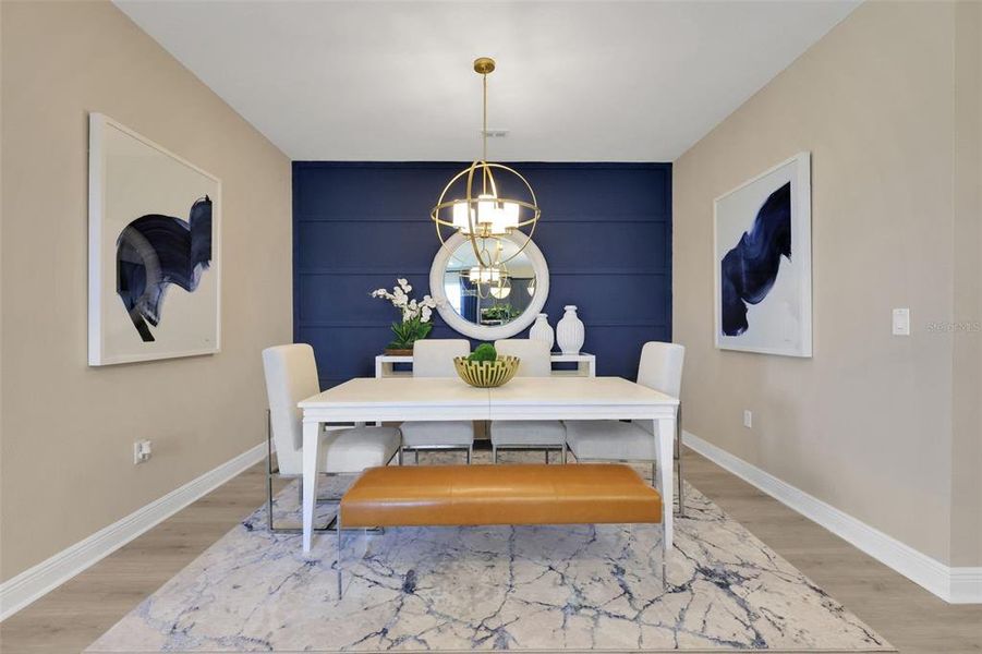 Furnished interior view inside a new home in , Winter Garden (Image 6).