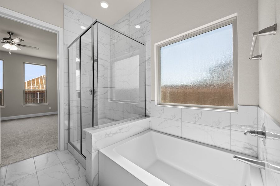 Furnished interior view inside a new home in The Oaks, Red Oak (Image 12). Furnished interior view inside a new home in The Oaks, Red Oak (Image 12).