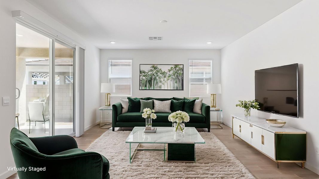 Representative furnished interior of a home built from the Crow by D.R. Horton in Zanjero Pass, Glendale (Image 8).