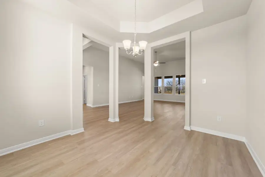 Spacious, unfurnished interior of a new home in Villas Las Flores, Floresville (Image 23).