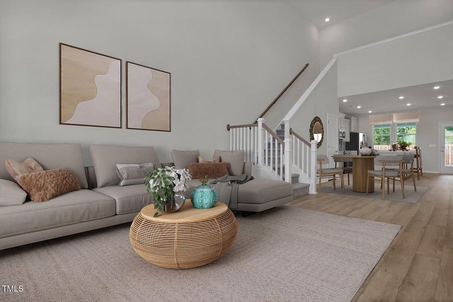 Great Room 2 - Hyacinth - Virtual Stagin