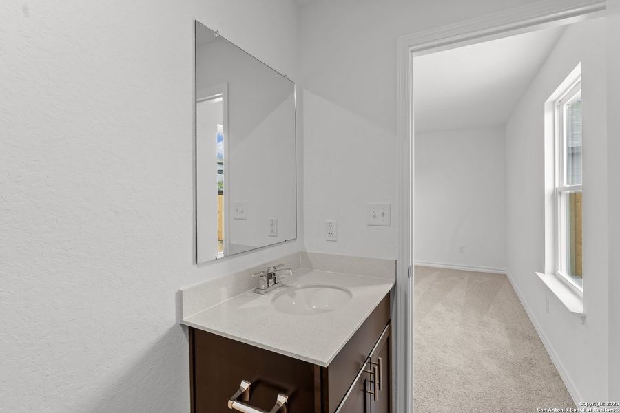 Furnished interior view inside a new home in Vista Real, Converse (Image 3).