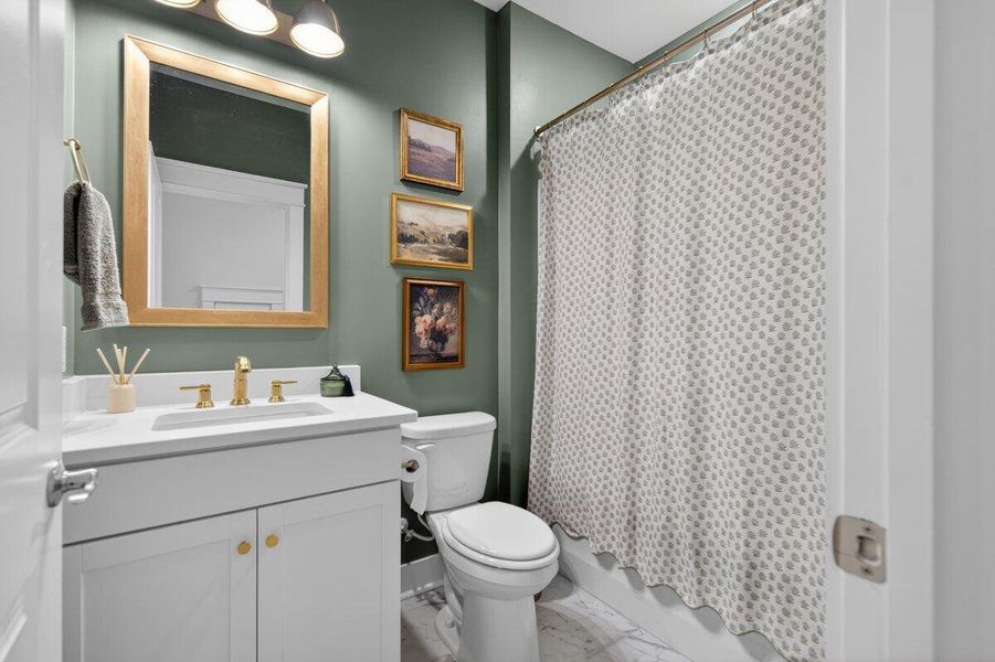 Furnished interior view inside a new home in K. Hovnanian's® Four Seasons at Lakes of Cane Bay, Summerville (Image 40).