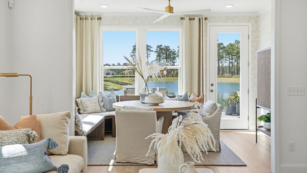 Representative furnished interior of a home built from the Hallmark by Del Webb in Del Webb Point Hope, Charleston (Image 17). Representative furnished interior of a home built from the Hallmark by Del Webb in Del Webb Point Hope, Charleston (Image 17).