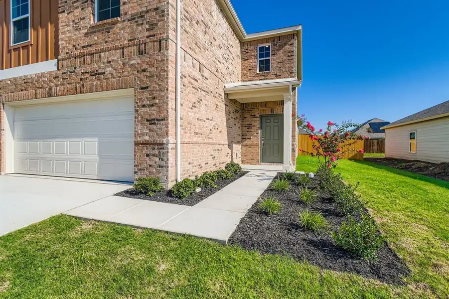 Exterior details and patio area of a home in MiraVerde, Crowley (Image 2). Exterior details and patio area of a home in MiraVerde, Crowley (Image 2).