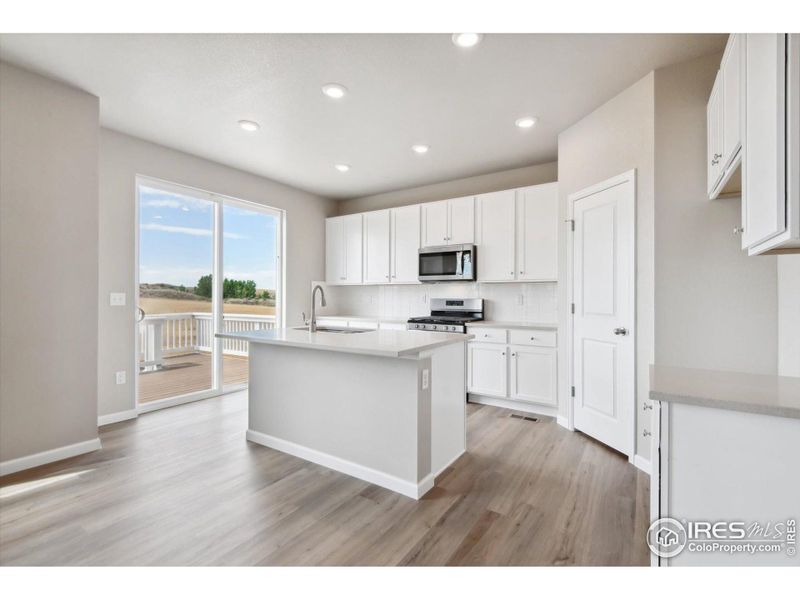 Furnished interior view inside a new home in The Overlook at Johnstown Farms, Johnstown (Image 5).