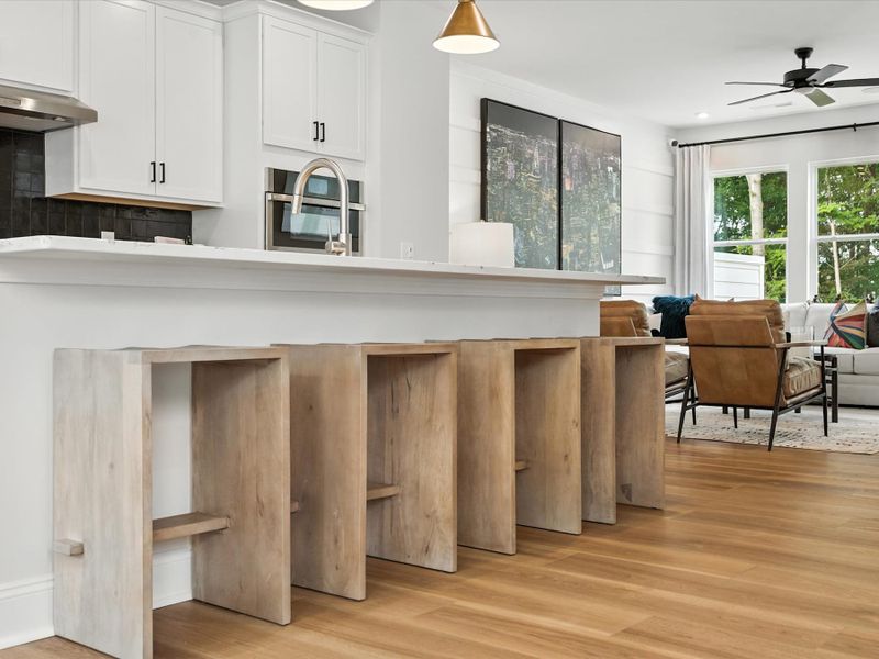 Representative furnished interior of a home built from the Beau by Tri Pointe Homes in Archer Row, Charlotte (Image 11).