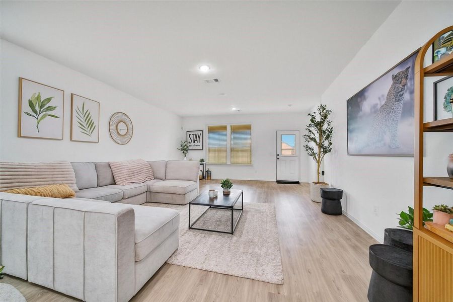 Furnished interior view inside a new home in , Cypress (Image 18).