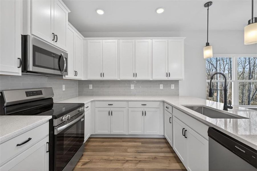 Furnished interior view inside a new home in Sanders Park, Austell (Image 6).