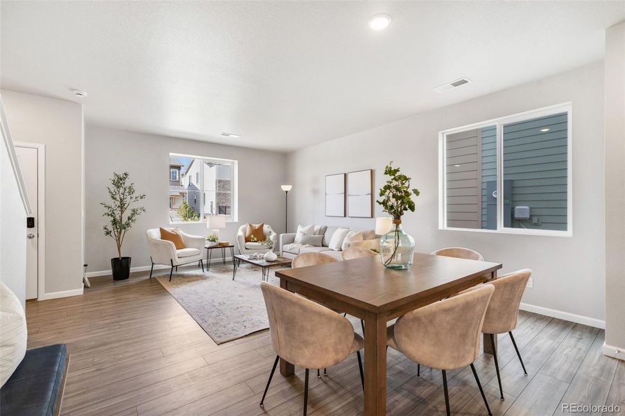 Furnished interior view inside a new home in Pintail Commons at Johnstown Village, Johnstown (Image 13).