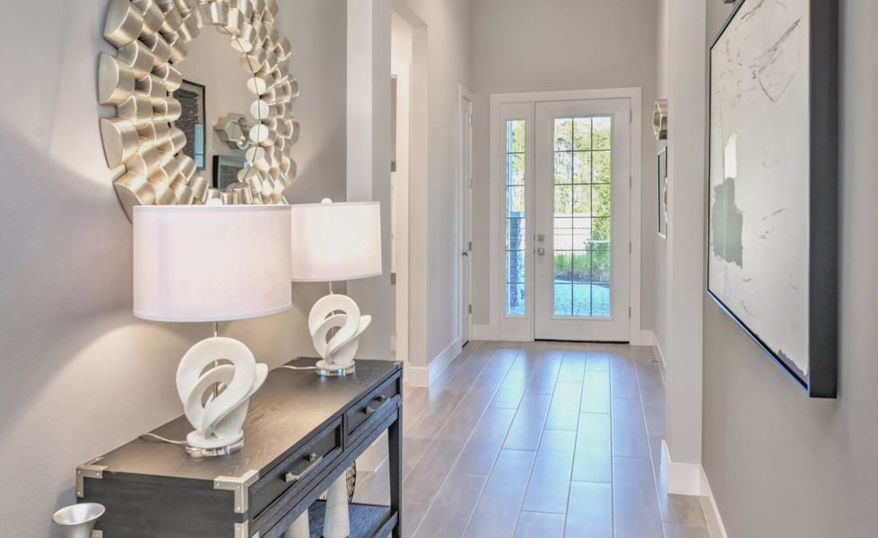 Furnished interior view inside a new home in Woodhaven, Port Orange (Image 15).