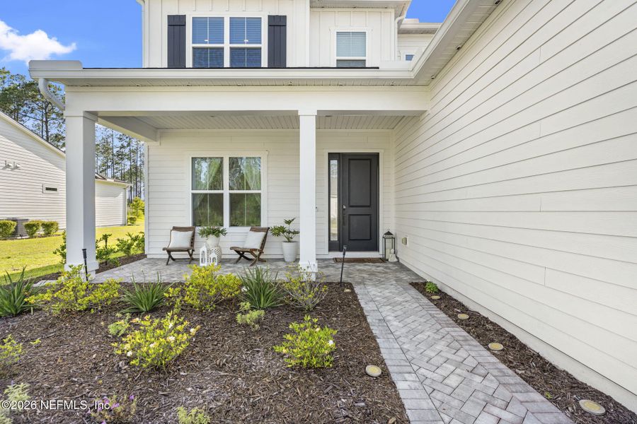Exterior details and patio area of a home in , St. Johns (Image 4). Exterior details and patio area of a home in , St. Johns (Image 4).