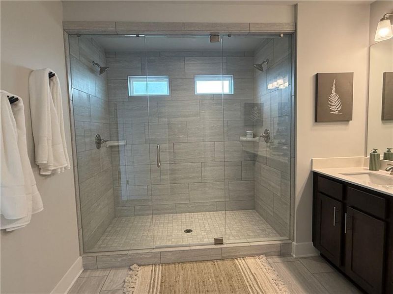 Furnished interior view inside a new home in The Towns at Auburn Station West, Auburn (Image 17).