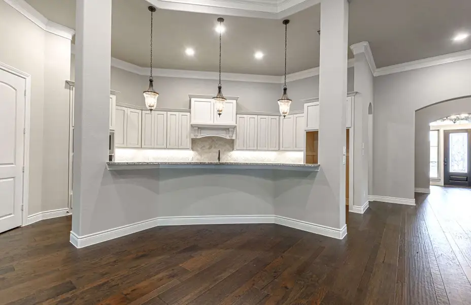 Representative furnished interior of a home built from the 3616 by Ravenna Homes in Artavia 70′, Conroe (Image 5).