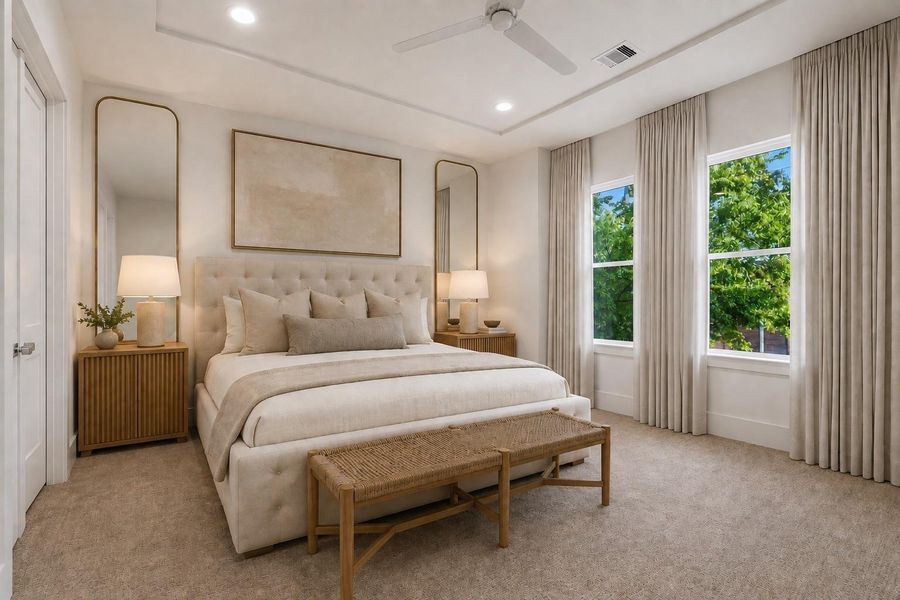 Furnished interior view inside a new home in , Houston (Image 14). Furnished interior view inside a new home in , Houston (Image 14).