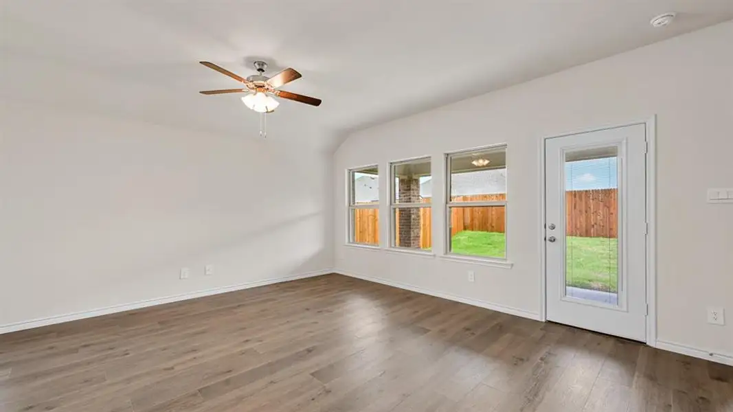 Spacious, unfurnished interior of a new home in Fireside by the Lake, Garland (Image 16). Spacious, unfurnished interior of a new home in Fireside by the Lake, Garland (Image 16).