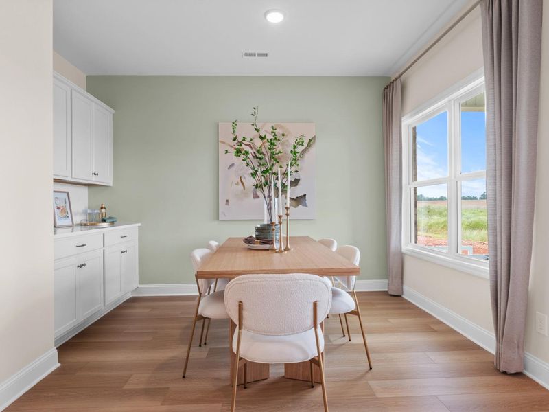 Representative furnished interior of a home built from the The Daphne F by Davidson Homes LLC in Waverly Estates, Josephine (Image 13). Representative furnished interior of a home built from the The Daphne F by Davidson Homes LLC in Waverly Estates, Josephine (Image 13).