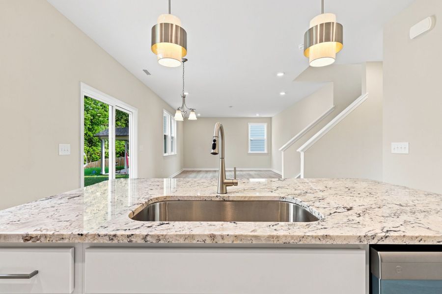 Close-up of interior finishes inside a home in Neill's Pointe, Angier (Image 13).