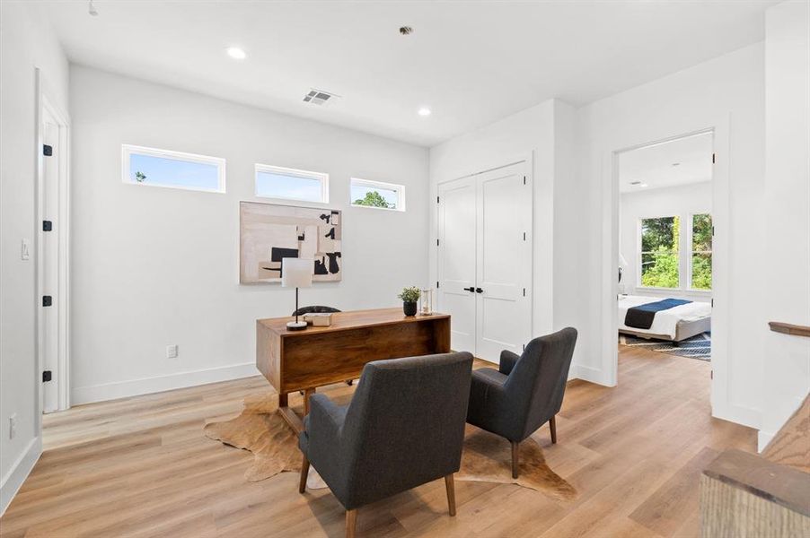 Second living room upstairs with ample space!