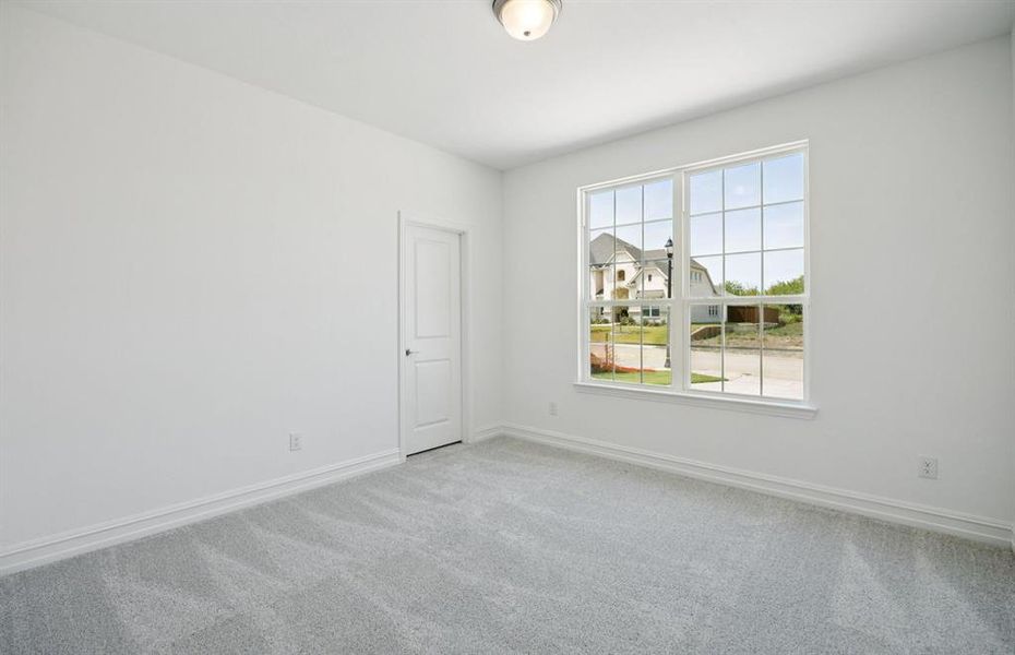 Secondary bedroom *real home pictured Secondary bedroom *real home pictured