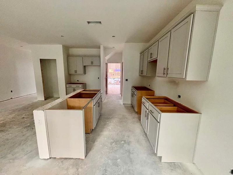 Kitchen Construction Progress Featuring Milan Collection Finishes Kitchen Construction Progress Featuring Milan Collection Finishes