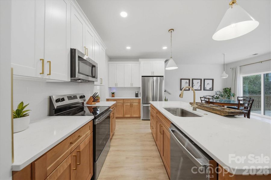 Furnished interior view inside a new home in , Conover (Image 10).