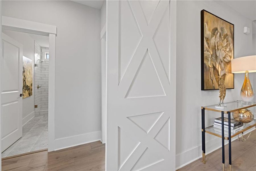 Furnished interior view inside a new home in Soleil Belmont Park, Canton (Image 34).