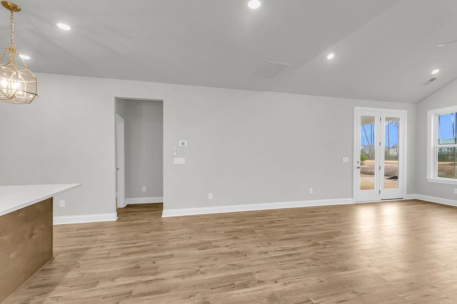 Spacious, unfurnished interior of a new home in Cherrywood Estates, Summerville (Image 40). Spacious, unfurnished interior of a new home in Cherrywood Estates, Summerville (Image 40).