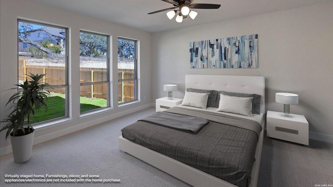Furnished interior view inside a new home in The Ranches at Creekside, Boerne (Image 14).