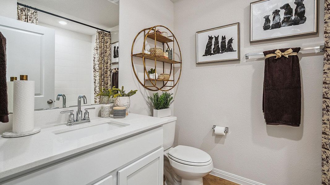 Furnished interior view inside a new home in Thunder Rock, Marble Falls (Image 33).