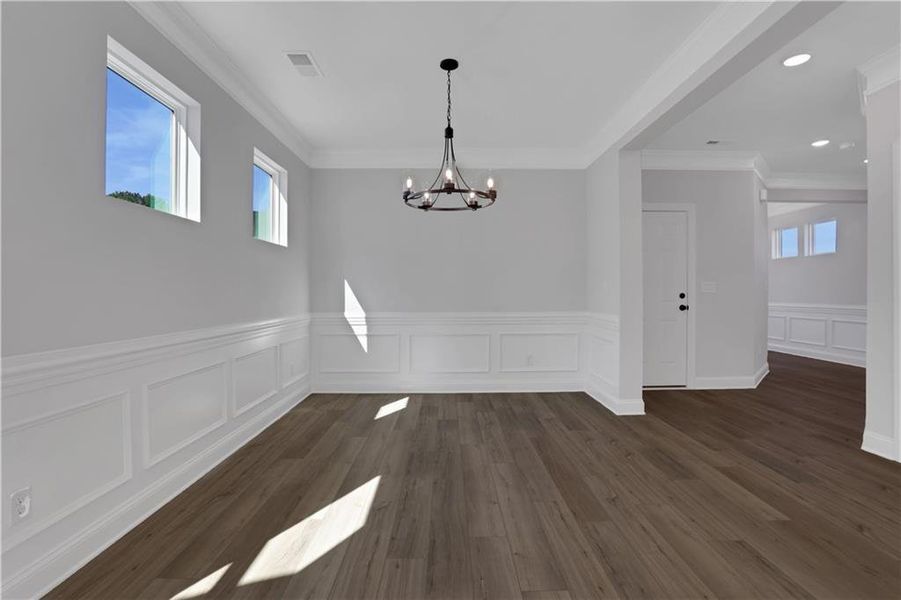 Spacious, unfurnished interior of a new home in Villas at Dawsonville, Dawsonville (Image 43).