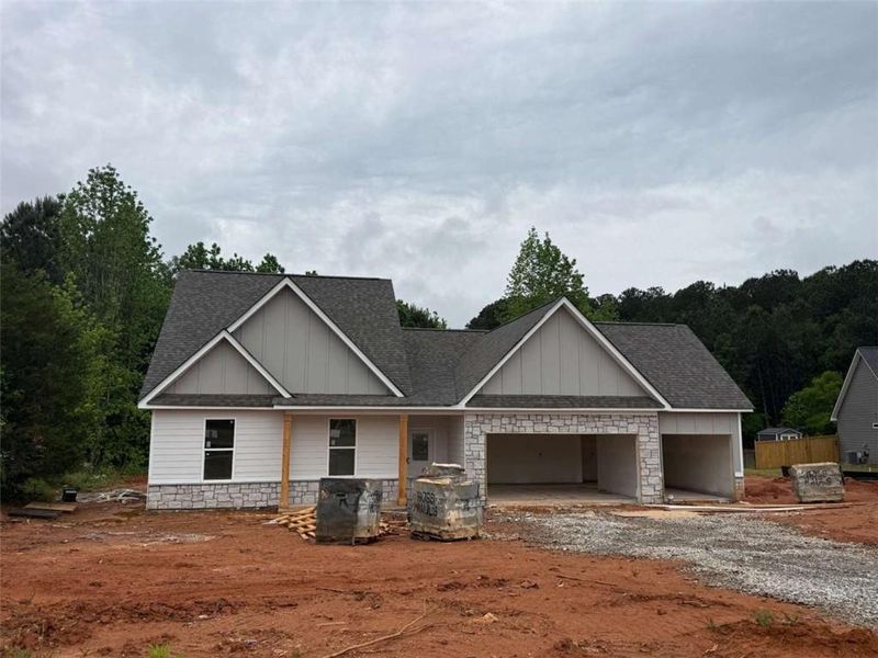 In-progress construction of a new home in , Good Hope, GA (Image 4).