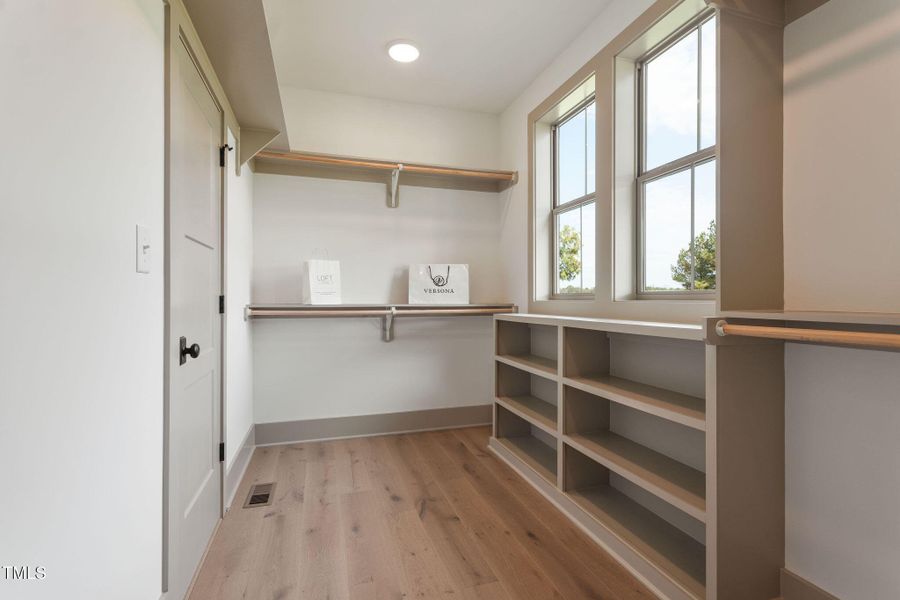 Primary walk-in closet