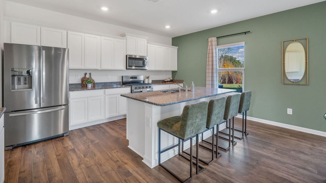 Furnished interior view inside a new home in Millstone Village, Morristown (Image 3).
