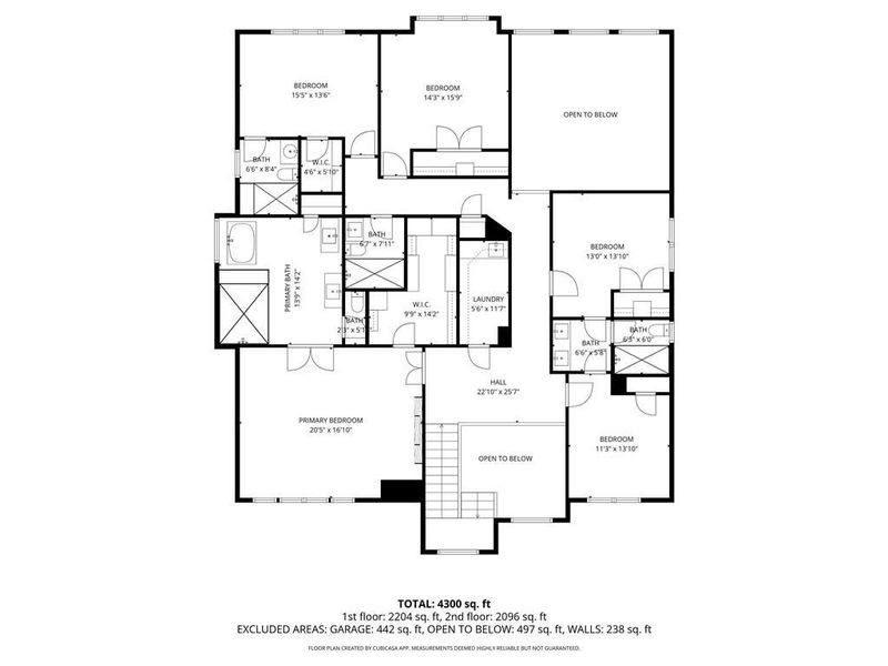 2D floor plan layout of this home in , Atlanta, GA (Image 5).