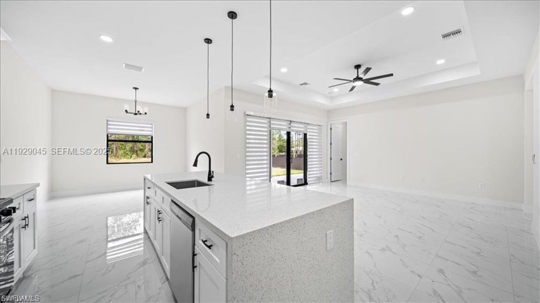 Furnished interior view inside a new home in , Lehigh Acres (Image 7). Furnished interior view inside a new home in , Lehigh Acres (Image 7).