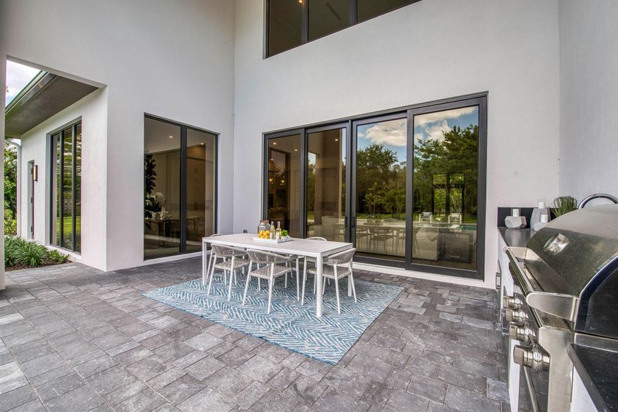 Furnished interior view inside a new home in , Palm Beach Gardens (Image 35).
