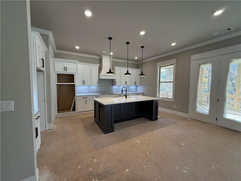 In-progress construction of a new home in , Jefferson, GA (Image 45).