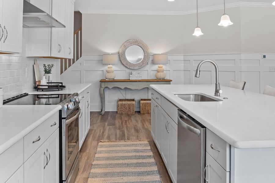 Representative furnished interior of a home built from the Scout by Bill Clark Homes in Sidbury Landing, Wilmington (Image 15).
