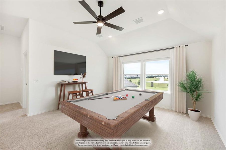 Furnished interior view inside a new home in Timberbrook 3B-4A, Justin (Image 4).