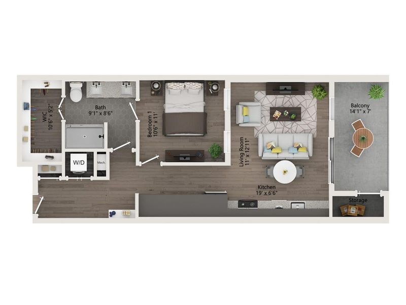 View of home floor plan