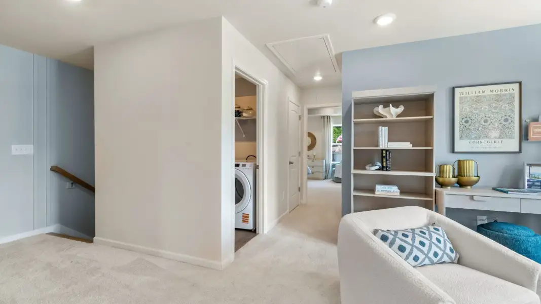 Representative furnished interior of a home built from the Luca by DRB Homes in McAvoy at Eagles Landing, Stockbridge (Image 29).