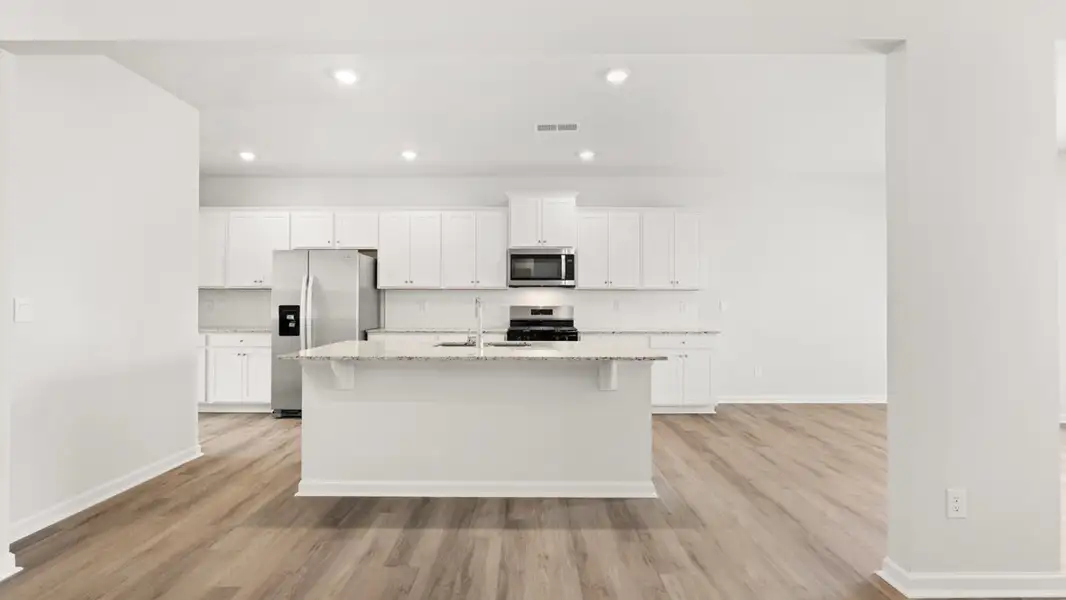Furnished interior view inside a new home in South Wind, Union City (Image 4).