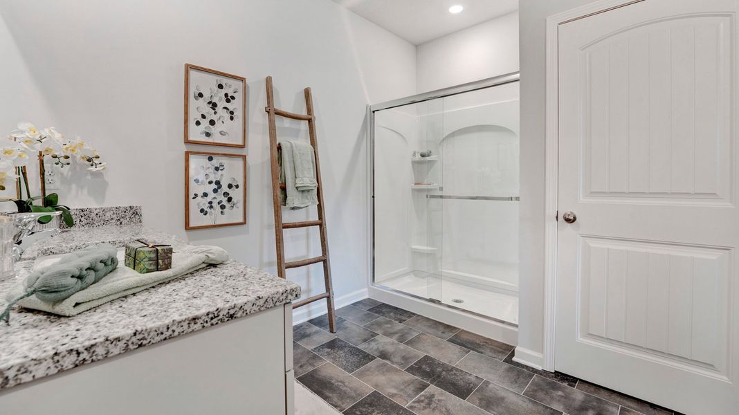 Representative furnished interior of a home built from the DOVER by D.R. Horton in Riverwood Gardens, Oakland (Image 20).
